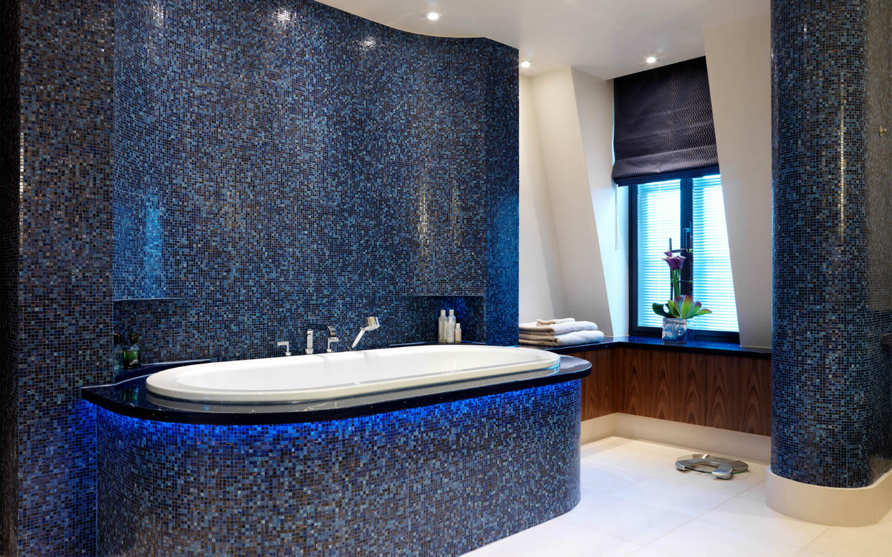 sử dụng gạch Mosaic trong trang trí phòng tắm