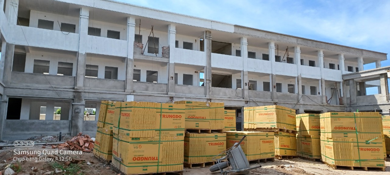  Cung cấp gạch trường tiểu học An Ninh huyện Tiền Hải - Thái Bình