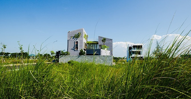 Nhà kiểu Tây trát thô sang trọng vẫn đượm văn hóa 3 miền ở vùng quê Đà Nẵng