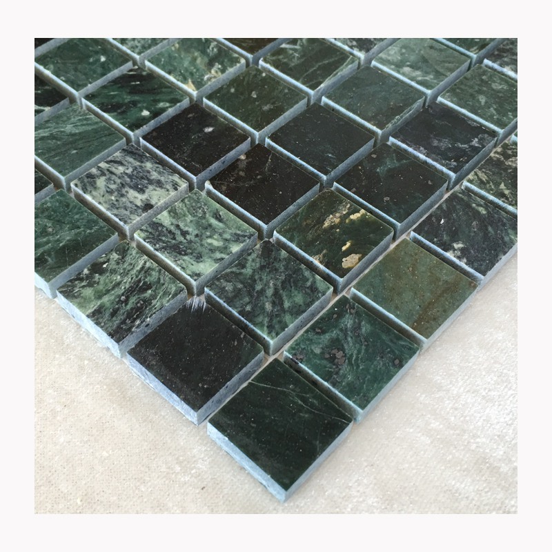 Gạch Mosaic tự nhiên màu xanh lá TF586