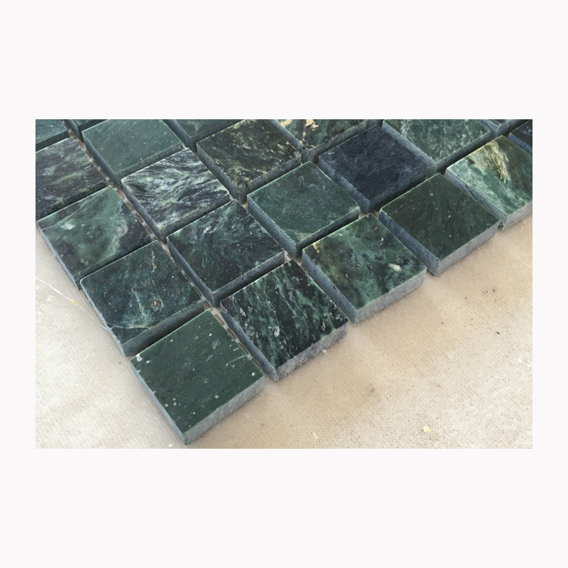 Gạch Mosaic tự nhiên màu xanh lá TF586