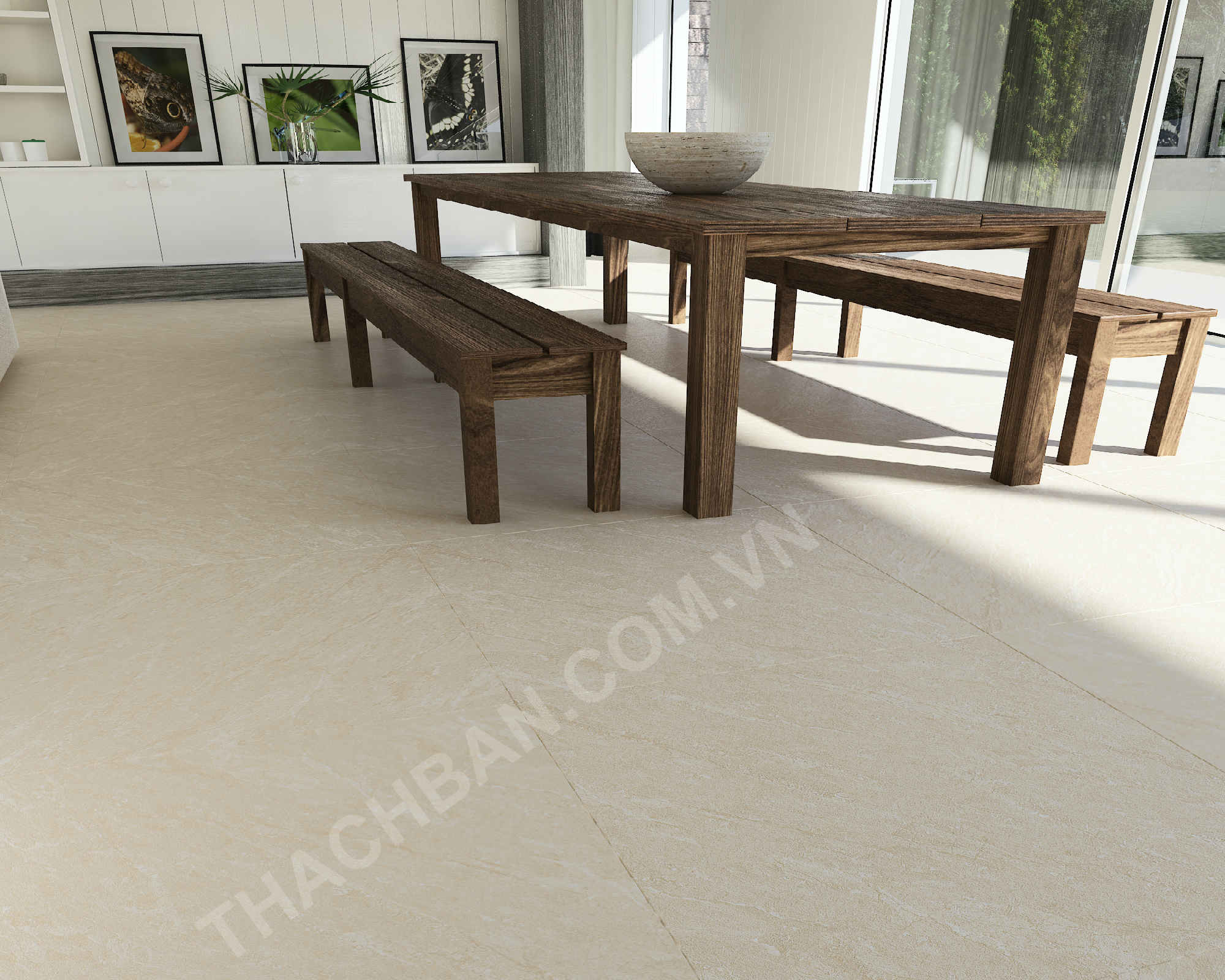 GẠCH GRANITE MEN KHÔ FOSILI FLM-A016