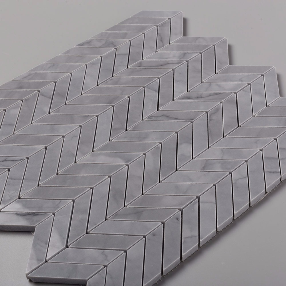 Gạch mosaic Chevron dành cho trang trí nội thất