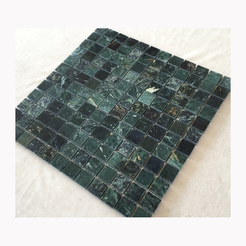 Gạch Mosaic tự nhiên màu xanh lá TF586