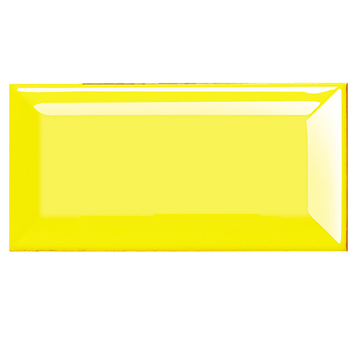 Gạch thẻ nhập khẩu vát cạnh màu vàng bóng kích thước 75x150mm ...