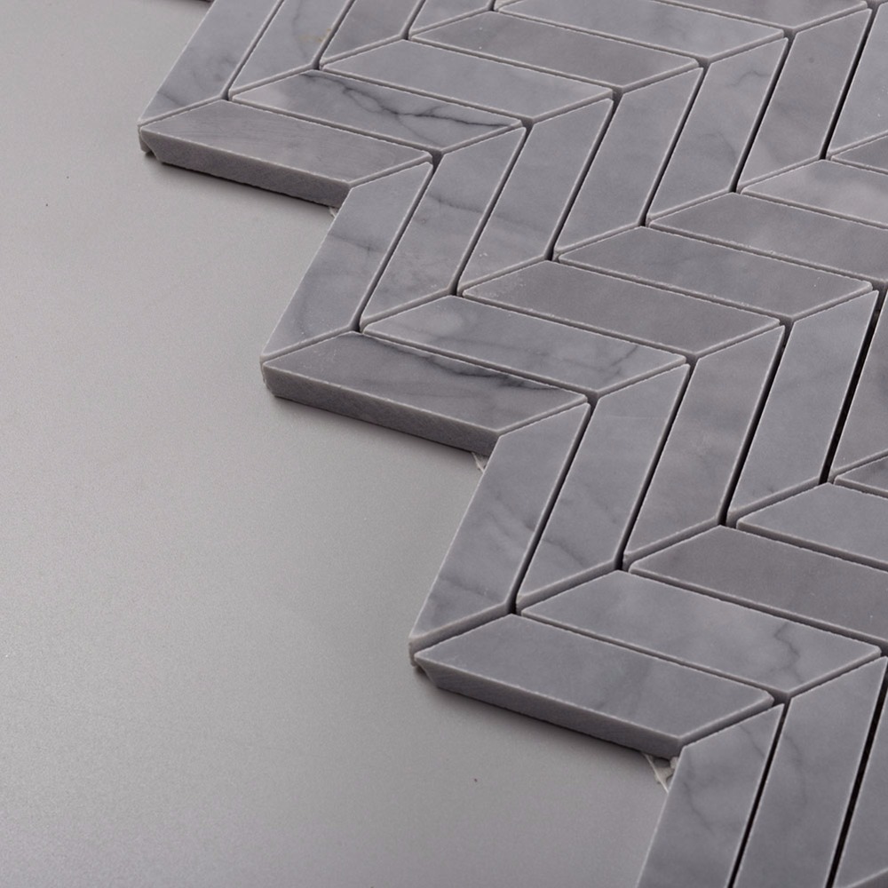 Gạch mosaic Chevron dành cho trang trí nội thất