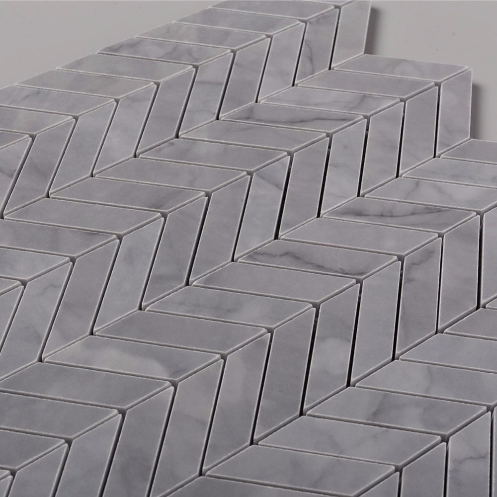 Gạch mosaic Chevron dành cho trang trí nội thất