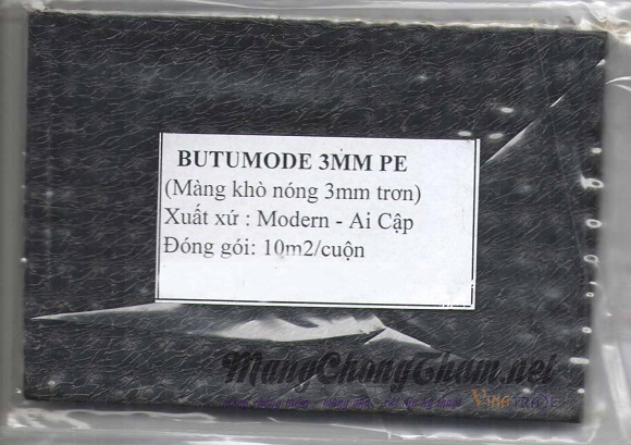 Màng khò nóng Butumode 3mm PE- mặt trơn